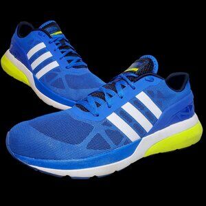 Adidas Cloudfoam Flow Blue Athleisure Sneakers Shoes Men's Size 10 US